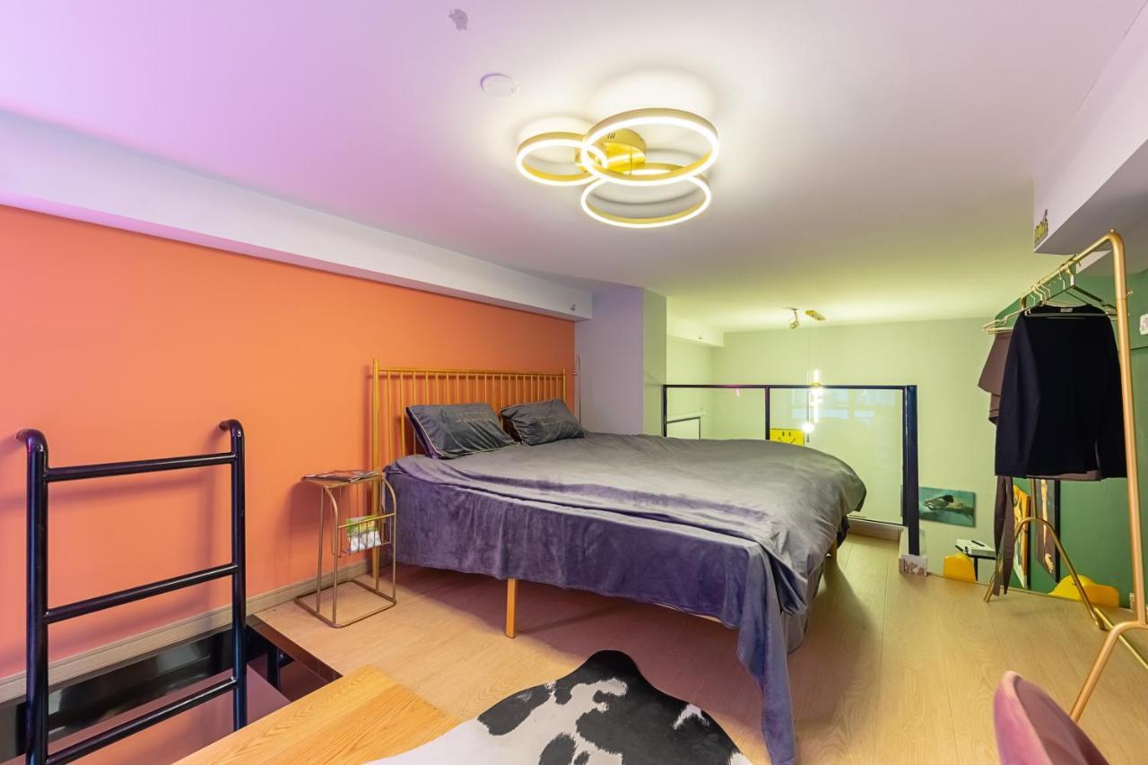 Loft Apartment With Slide Hammock With Movie Viewing Hangzhou Exterior foto